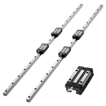 Lineaarijohdesarja VEVOR HGR20 HGH20CA-1000L, 2 kpl, 4 liukupalalla