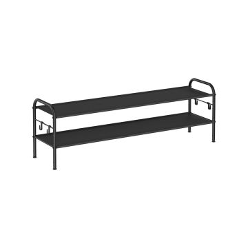Полка для обуви 28x114x35см., черная