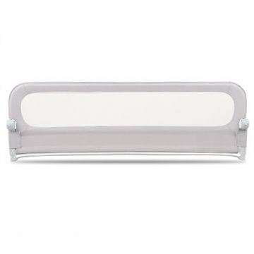 Bed guard, size M, 3 height levels, Grey/white, 180 × 36 × 60 cm