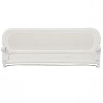 Bed guardrail, size S, 3 height levels, Grey/white, 150 × 35 × 60 cm