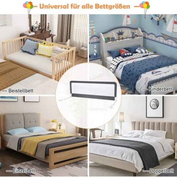 Bed safety gate, 120 × 42 cm
