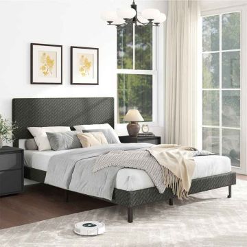 Bed frame, 160 × 200 cm, 207.5 × 166 × 95–110 cm