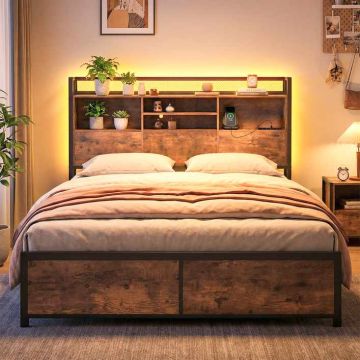Bed frame, Double beds, 220 × 143 × 113 cm
