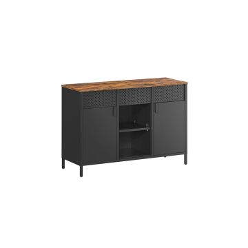 Lipasto 40x110x76cm., ruskea/musta