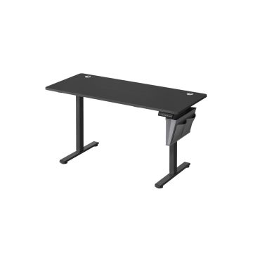 Стол с электрической регулировкой высоты 60x140x120 см., черный/серый