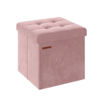 Käytävän penkki 38x38x38cm., pinkki