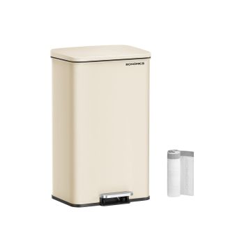 Roskakori 34,8x32,1x55,7 cm, beige