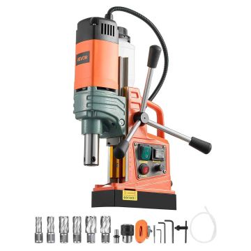 Magneettiporakone VEVOR 8880E, 6 poranterää