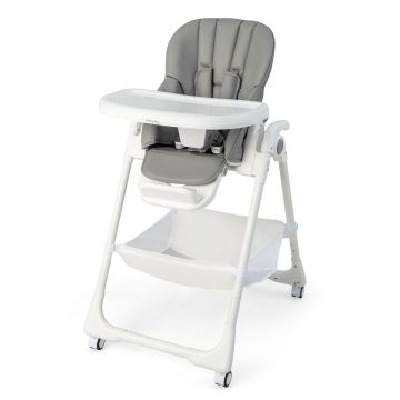 Syöttötuoli, 5 selkänojan ja 3 jalkatuen asentoa, 54,6 × 73,7 × 110,5 cm