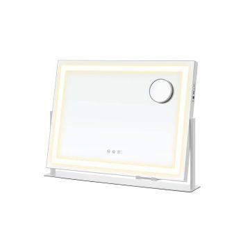 SONGMICS LWM002W02 makeup mirror, 10 × 62.5 × 45.8 cm
