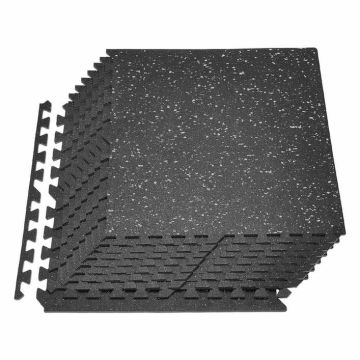 Jumppamattojen sarja VEVOR HRD-XJD6610-12G, 12 kpl, 610 × 610 × 10 mm