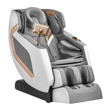 Hierontatuoli Sakura Classic 306, 8 hierontapäätä, Valkoinen/harmaa