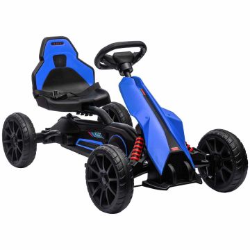 Lasten auto Homcom 100x58x58.5cm., musta/sininen
