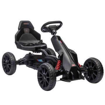 Lasten auto Homcom 100x58x58.5cm., musta