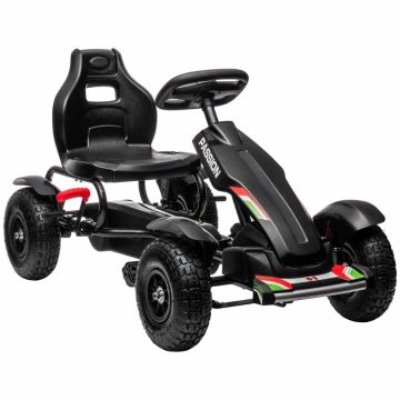 Lasten auto Homcom 121x58x61cm, musta