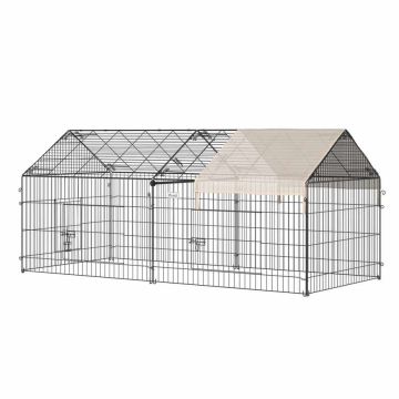 Вольер для мелких животных PawHut, 220x103x103 см, черный.