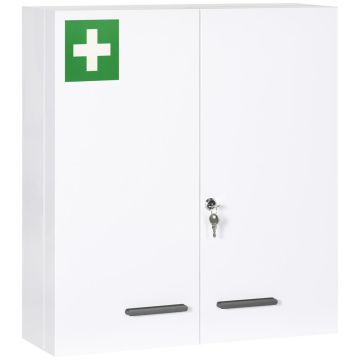 Медицинский шкаф Kleankin 55x18x60см, белого цвета