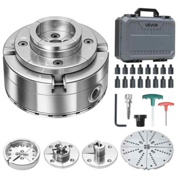 Puusorvin istukka VEVOR CK4-4K-5SET-SS, 5 osan sarja, 102 × 102 × 78 mm