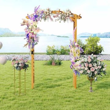 Wooden garden arch, 160 × 229 × 60 cm
