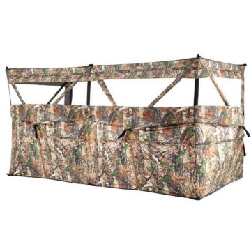 Hunting tent, 4 windows, 2 dog doors, 241.3 × 119.38 × 119.38 cm