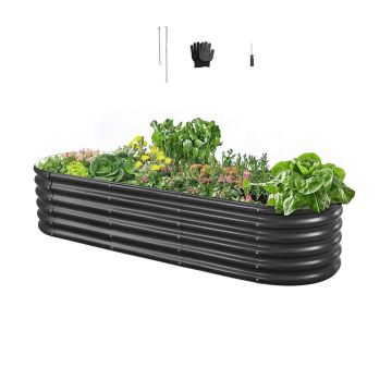 Metallinen kohopenkki VEVOR GM61003-200X60X42CM, 200 × 60 × 42 cm