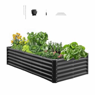 Metallinen kohopenkki VEVOR GM66010-180X90X44, 180 × 90 × 45 cm