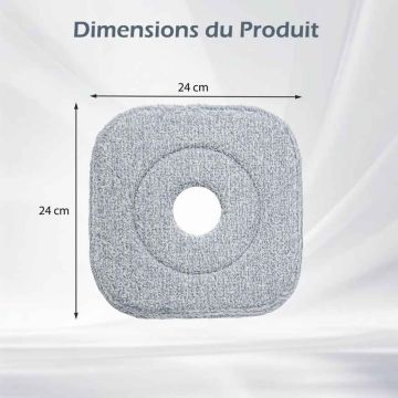 Microfiber cloth set, 6 pcs, 24 × 24 cm