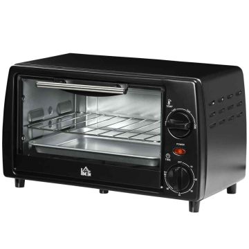 Мини печь Homcom 36,5x26x22см, черного цвета