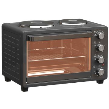 Минипечь Homcom 48,6x36,3x33см, черного цвета