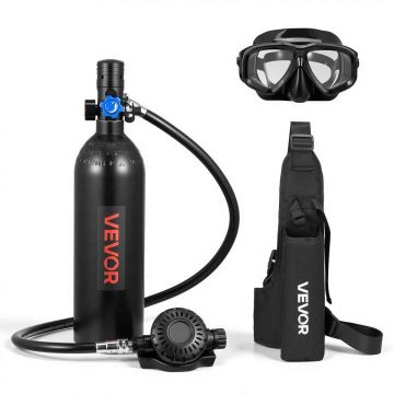 Mini-sukelluspullo VEVOR S400PLUS-1, 1 l, Ø89 × 285 mm
