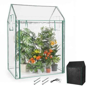 Mini greenhouse, 129 × 80 × 173 cm
