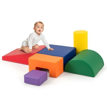 Soft climbing blocks set, 6 pieces