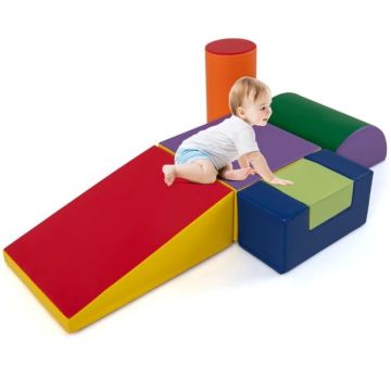 Soft climbing block set, 6 pieces