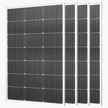Monokide-aurinkopaneelit VEVOR, 4 kpl, 100 W/kpl, 895 × 580 × 30 mm