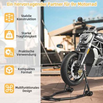 Motorcycle stand, adjustable width 20–30 cm, 80 × 52 × 40 cm