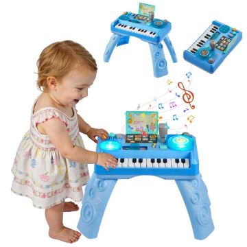 Musiikkitoimintapöytä VEVOR Baby DJ, 133 äänilähdettä, Sininen, 315 × 200 × 280 mm