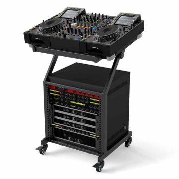 Music Equipment Stand, Two-Tier, 23.5 × 20 × min. 28.5 in