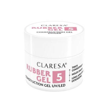 Kumigeeli Claresa Rubber Gel, 5, 12 g, Vaaleanpunainen