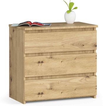 Yöpöytä AKORD CL3, 3 laatikkoa, ruskea, 60 × 57 × 35 cm