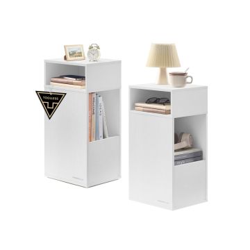 Прикроватная тумба SONGMICS HOME, 2 открытые полки и 1 ящик, 25 × 59,4 × 30 см