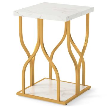 Nightstand, With Open Shelf, 15.5 × 15.5 × 23.5 in