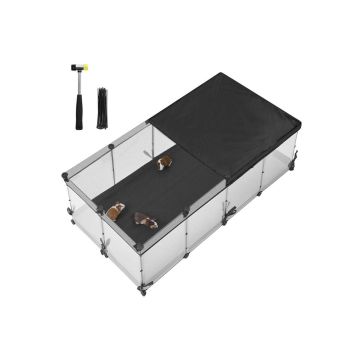 Jyrsijän häkki SONGMICS LPC015W01, 144 × 47 × 74 cm