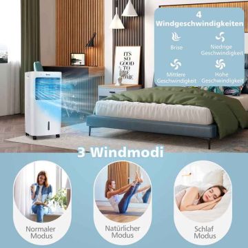 Portable evaporative air cooler, 3 in 1, 37 × 32 × 74.5 cm