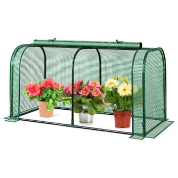 Portable tunnel greenhouse, 2 in 1, 118 × 55 × 60 cm