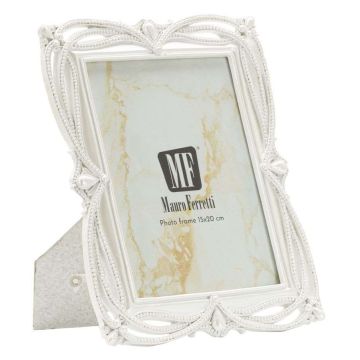Photo frame Ribbon, Silver, 21.8 × 26.8 × 1.6 cm