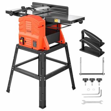 Höylä- ja tasoituskone VEVOR M1B-LS-CP2541, 2 toimintoa, 25,4 × 48 × 101,5 cm