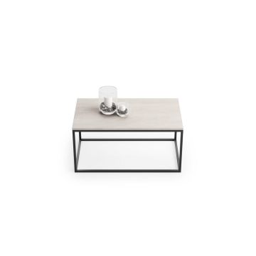 Кофейный столик Concrete Design Solo 100x60x40 см, белый
