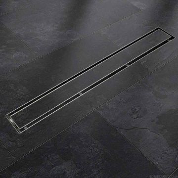 Lineaarinen viemäröinti Befliesbar ruostumattomasta teräksestä, sifonilla, 120 cm.