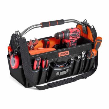 Työkalulaukku VEVOR GH202510, 33 taskua, 43 × 28,5 × 8 cm
