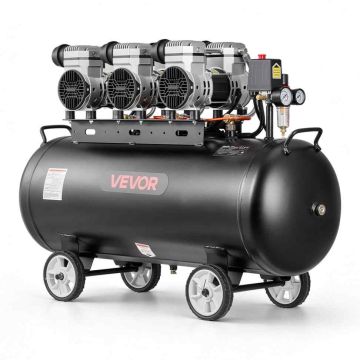 Ilmakompressori VEVOR 1390D-118FF/8bar-30C100, 100 l, 3 kW, 1030 × 375 × 710 mm